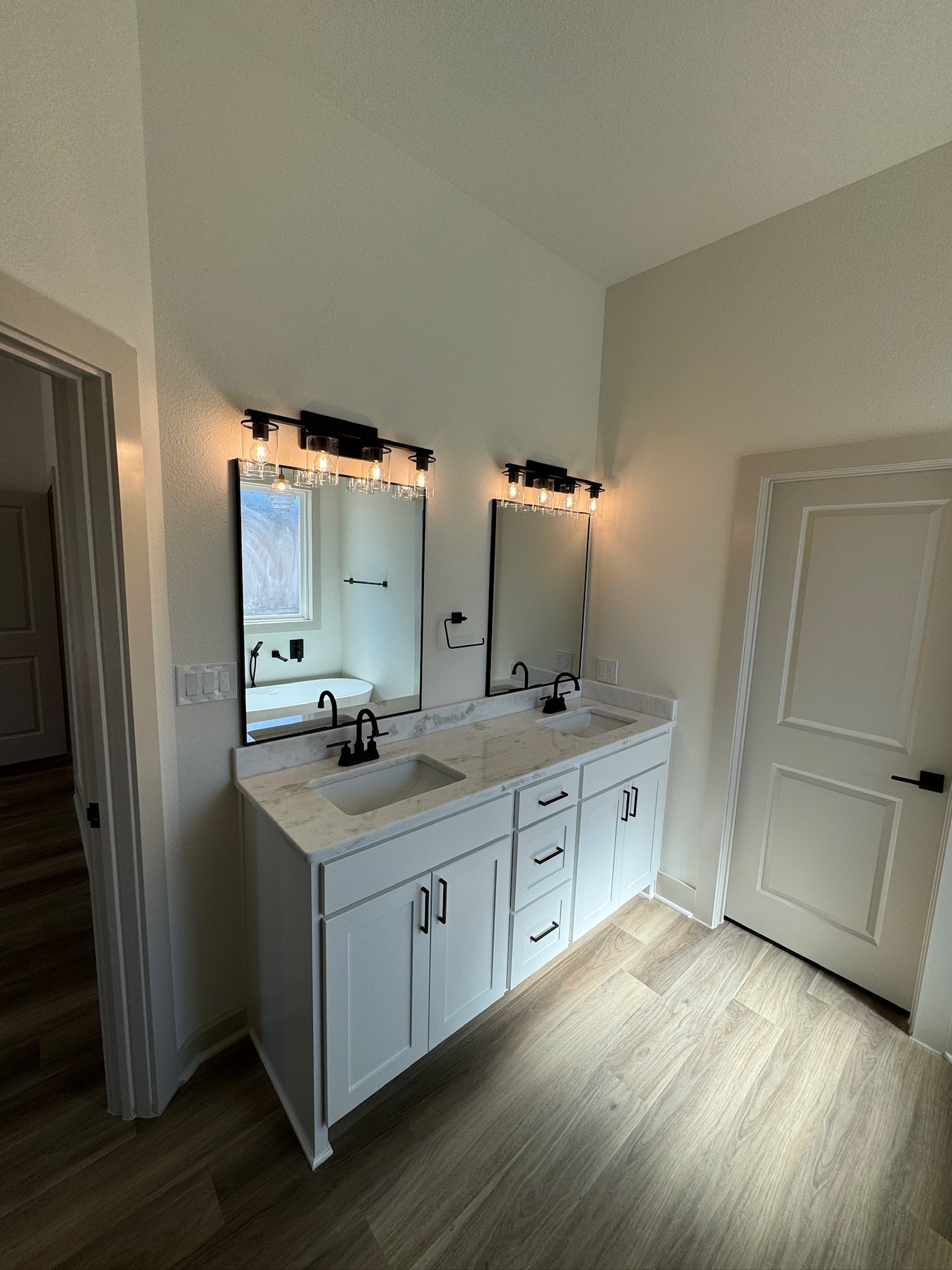 Bathroom remodel with luxury fixtures