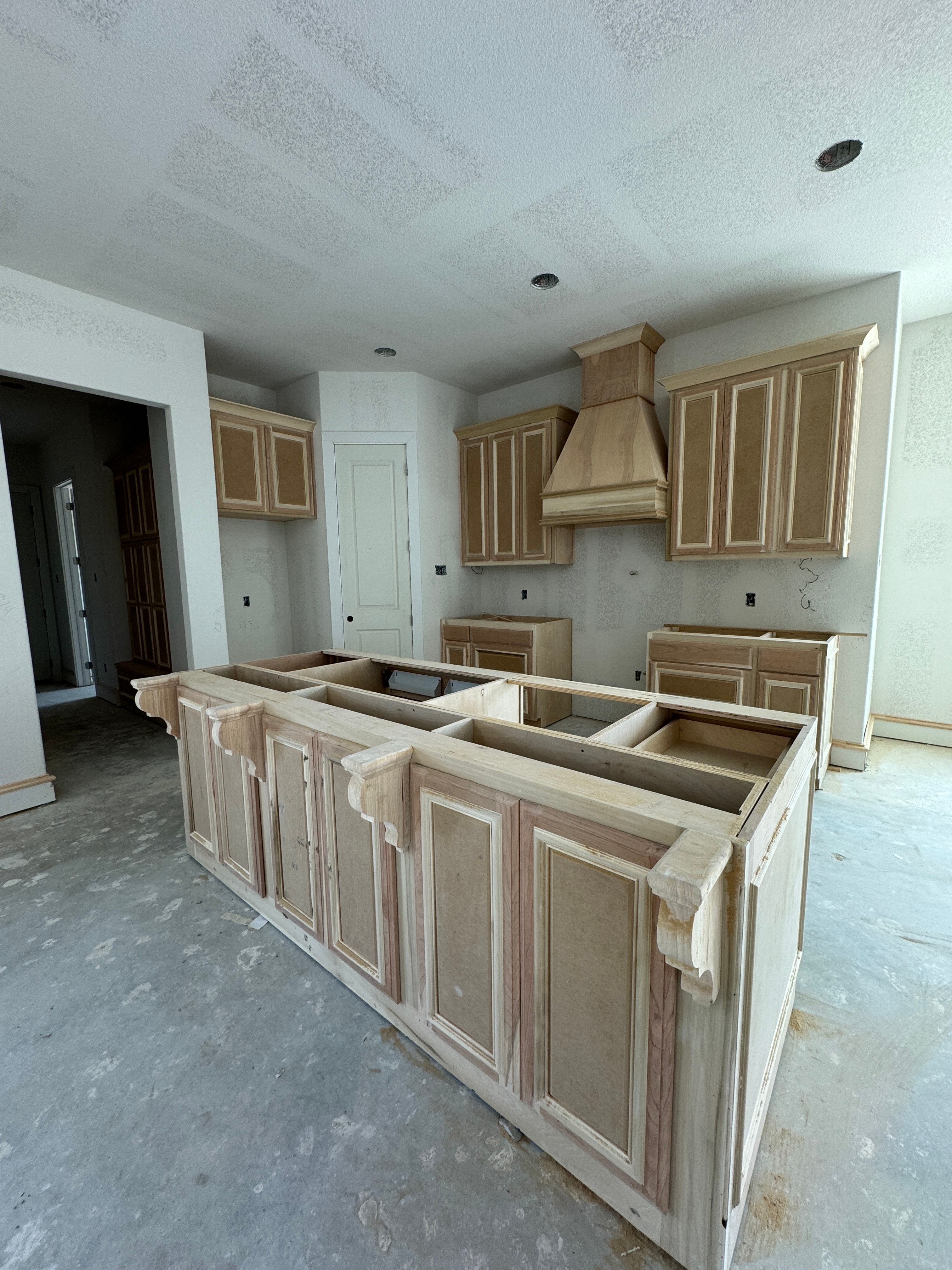 Kitchen renovation with custom cabinetry
